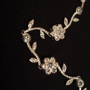 Sterling Silver floral necklace